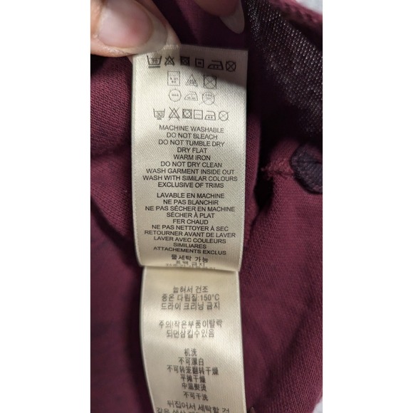 BURBERRY BRIT‎ Men Shirt Medium Polo Camo Logo Collar Short Sleeve Casual Luxury - Picture 7 of 10